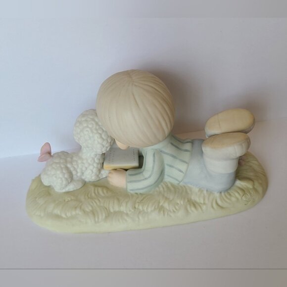 Vintage Precious Moments Special Edition Boy Lamb Collectible Porcelain Figurine - Picture 6 of 7